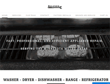 Tablet Screenshot of bilderappliance.com